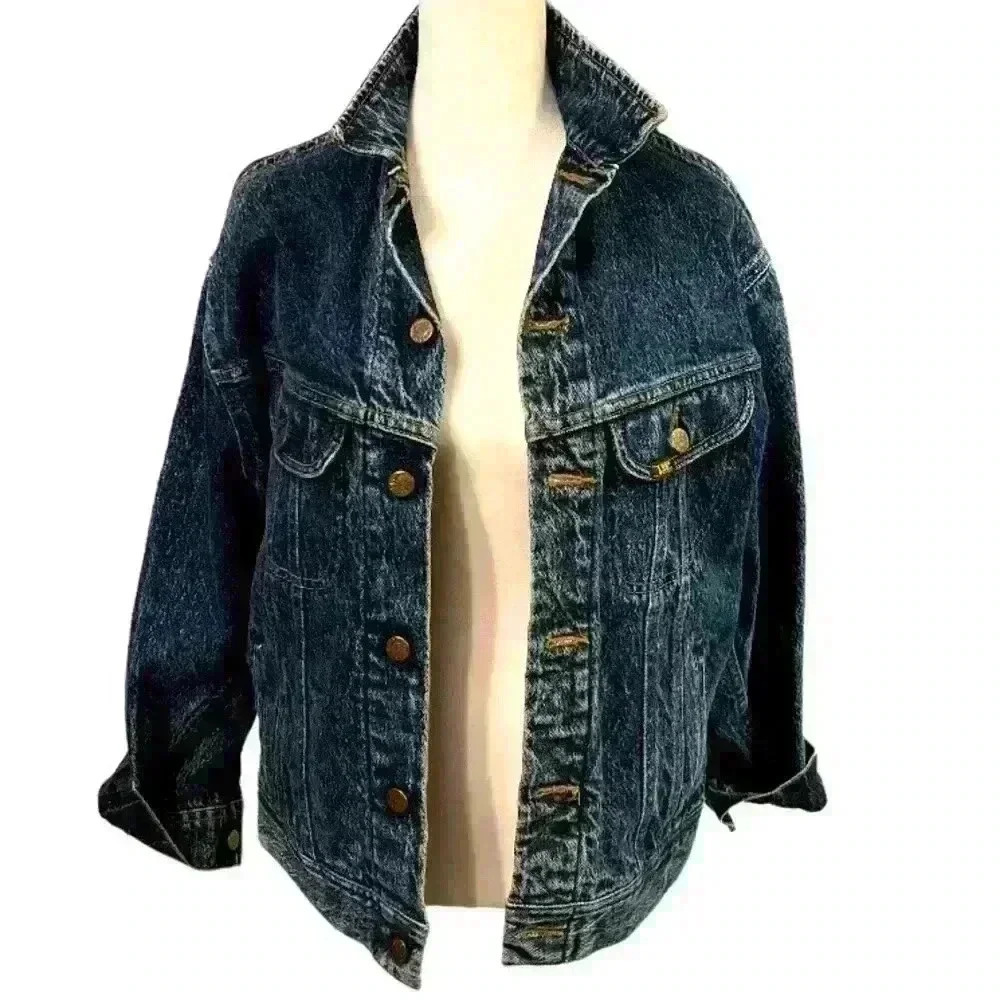 VINTAGE 80s Lee denim jean jacket